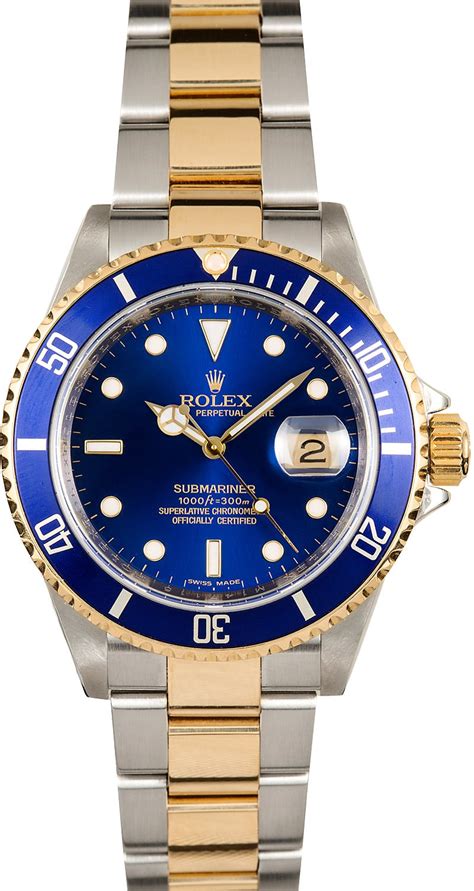 rolex submarine 16613|rolex 16613 blue for sale.